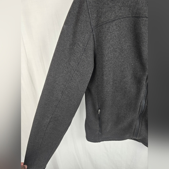 L.L.Bean Men's Gray Full Zip Fleece Jacket Sz M Reg - Picture 5 of 8